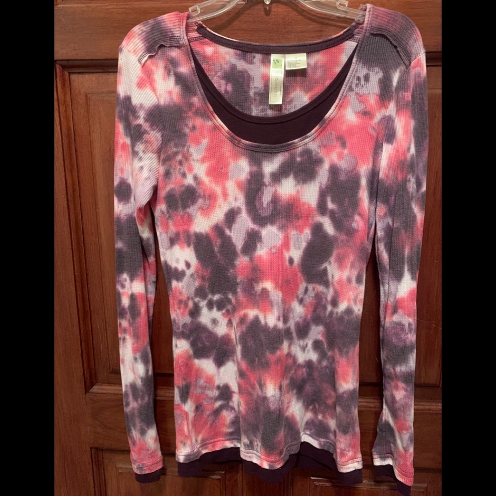 Halcyon slim fit long sleeve waffle tee